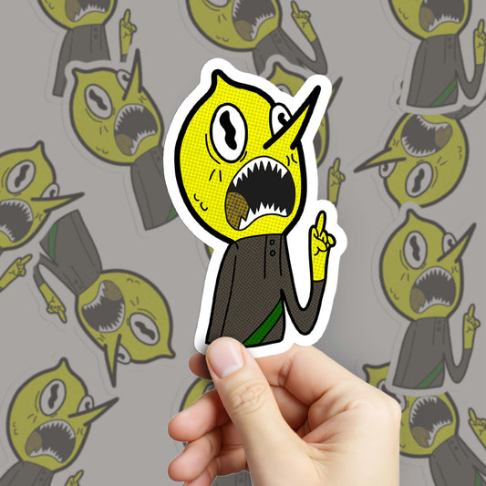Lemongrab sticker