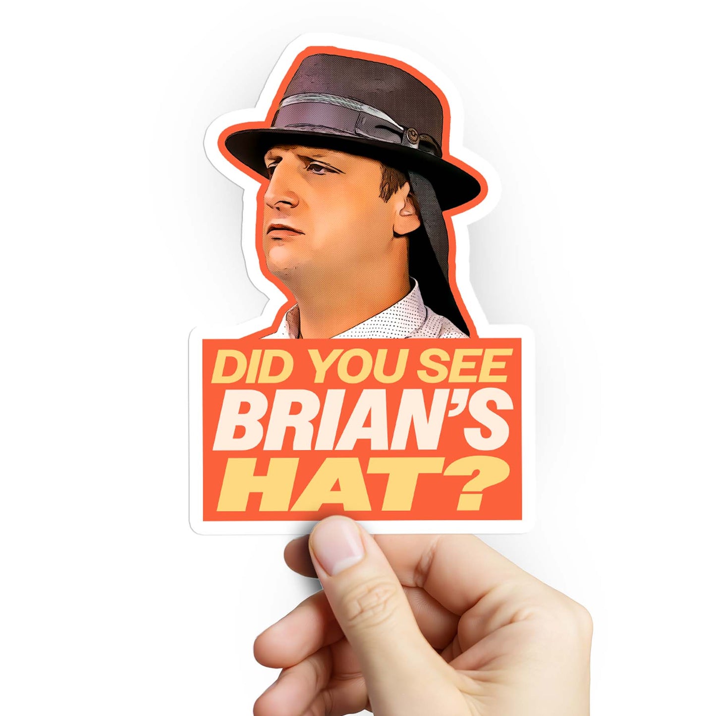 Tim Robinson hat sticker