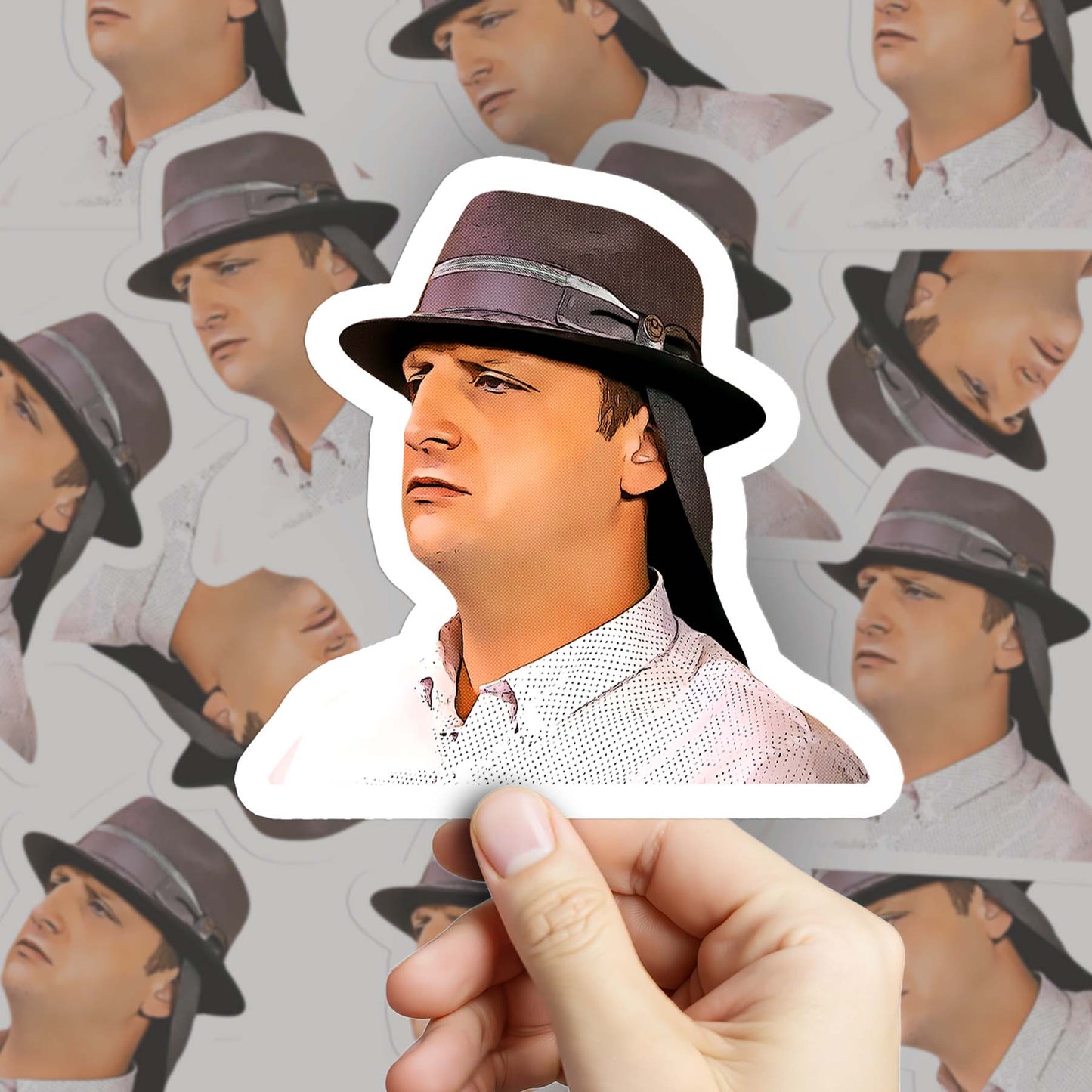 Tim Robinson hat sticker