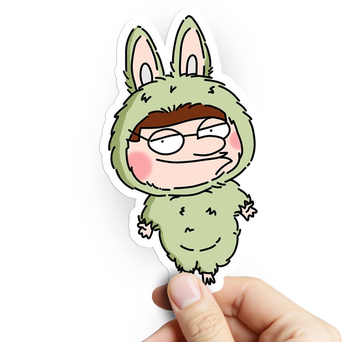 Peter Griffin Labubu Sticker
