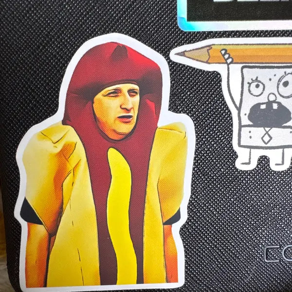 Hot Dog Guy Sticker