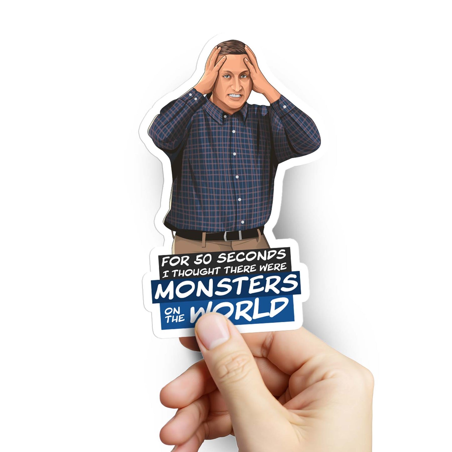 Monsters on the World Sticker