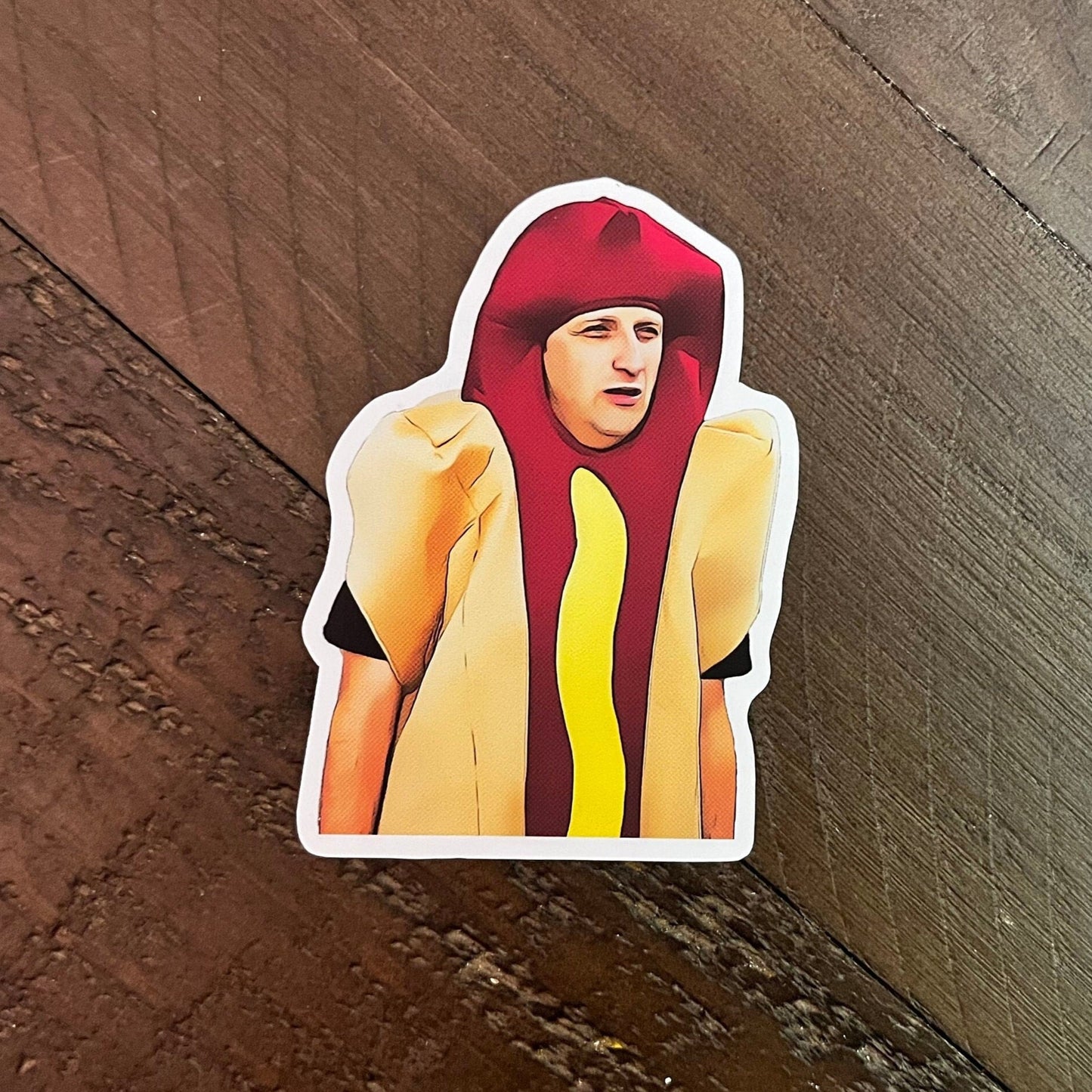 Hot Dog Guy Sticker