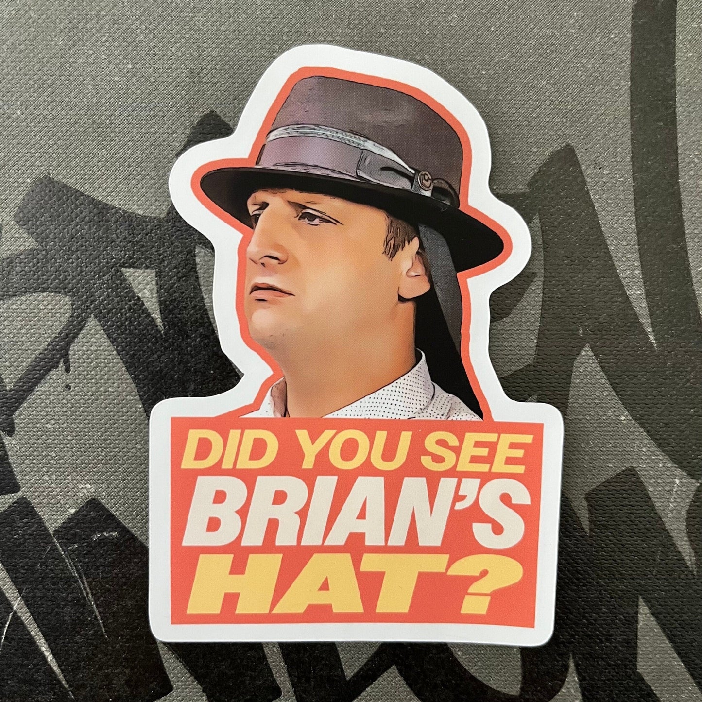Brian's Hat Sticker