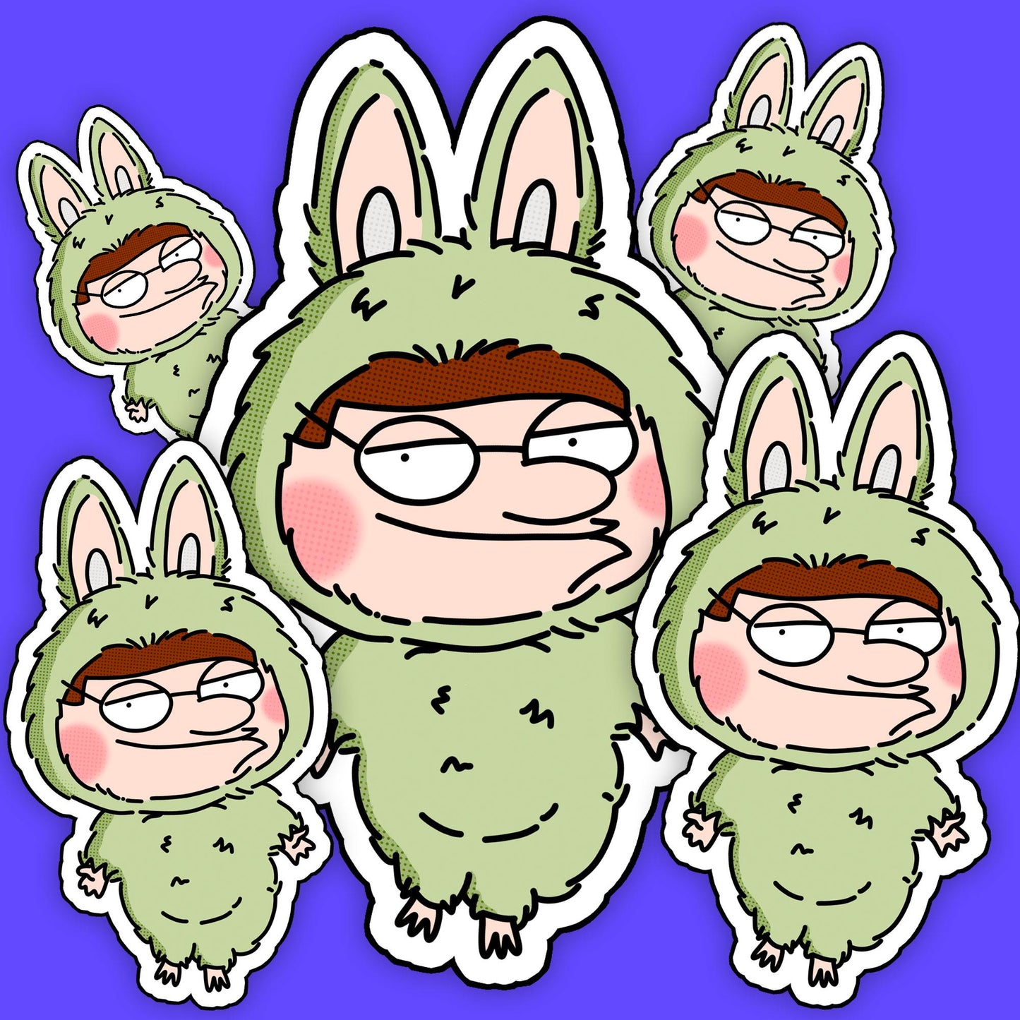 Peter Griffin Macaron Sticker